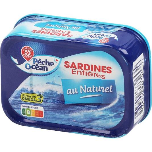 Sardinas enteras al natural Peche Ocean - 85g