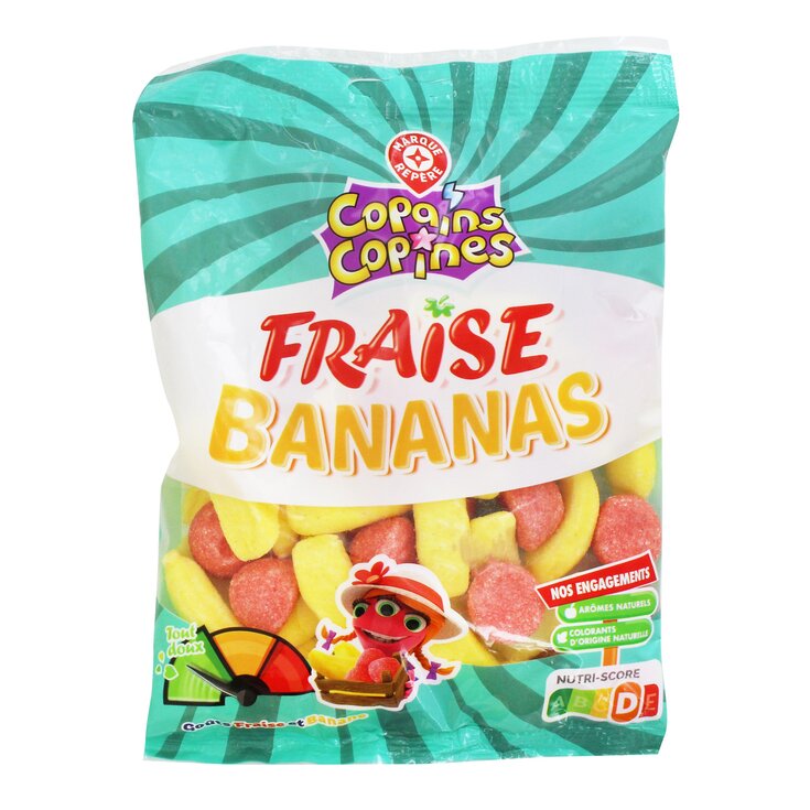 Gominolas Fresa Plátano Copains Copines - 250g