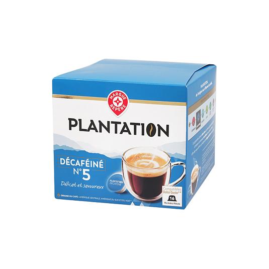  PLANTATION Cápsulas descafeinadas x 16 - 105,6gr compatible