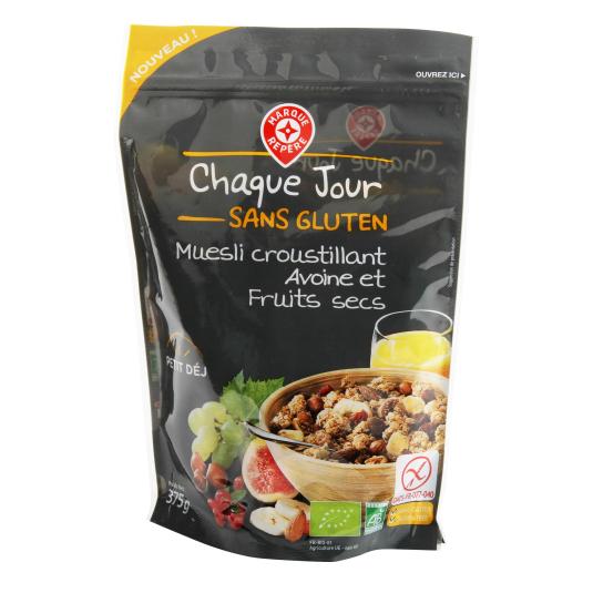 Muesli Avena Frutos Secos Chaque Jour Sans Gluten - 375g