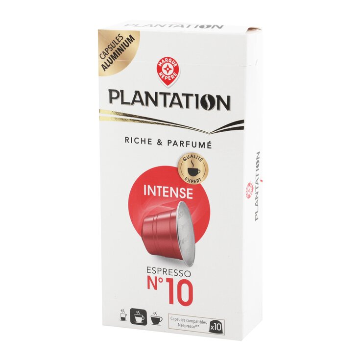 Café Cápsulas Espresso N10 10 uds - Plantation - 52g