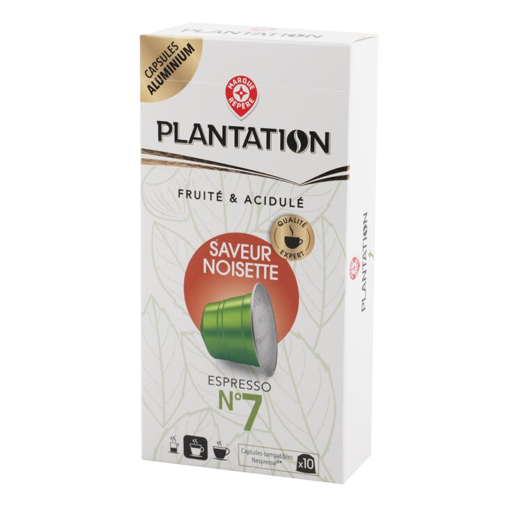 Café Cápsulas Avellana N7 10 uds - Plantation - 52g