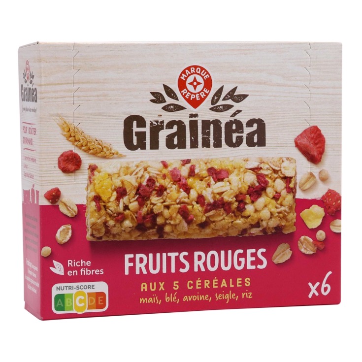 Barritas de de frutos rojos Marque Repère - 126g