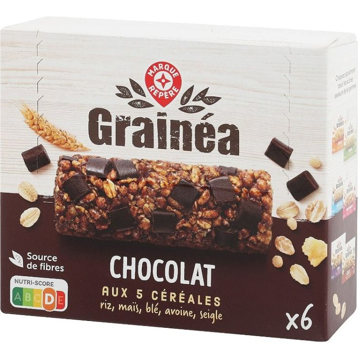 Barritas de cereales con choco Grainéa - 126g