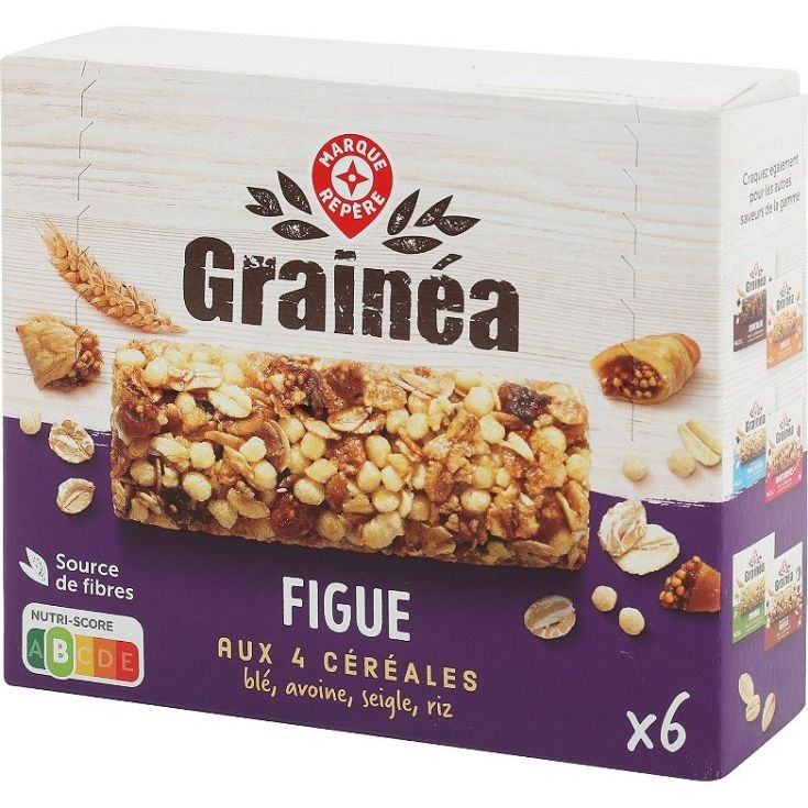 Barritas de cereales con higo Grainéa - 126g