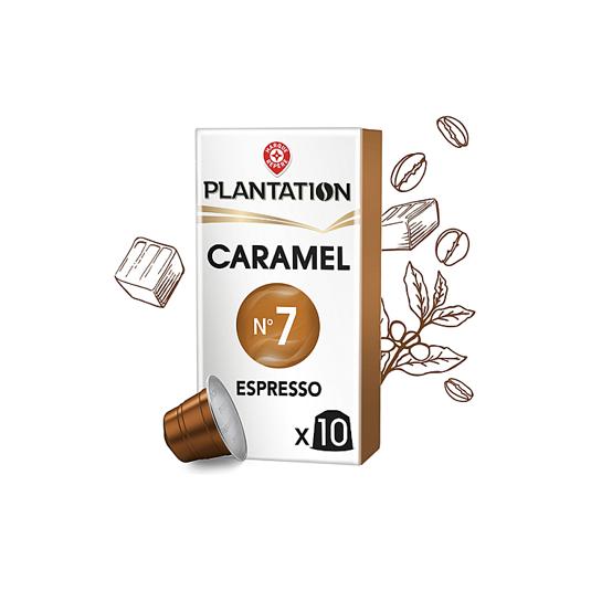 PLANTACIÓN -10 Cápsulas de café sabor caramelo x 52gr.