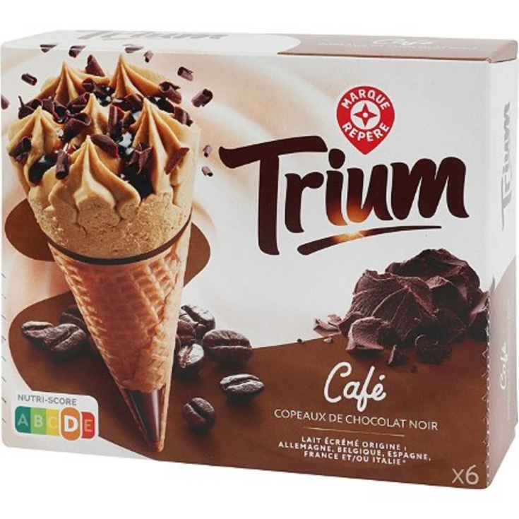 Cono de café y choco italiano 6 uds Trium - 286g