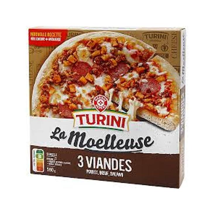 Pizza blanda de 3 carnes - 590g