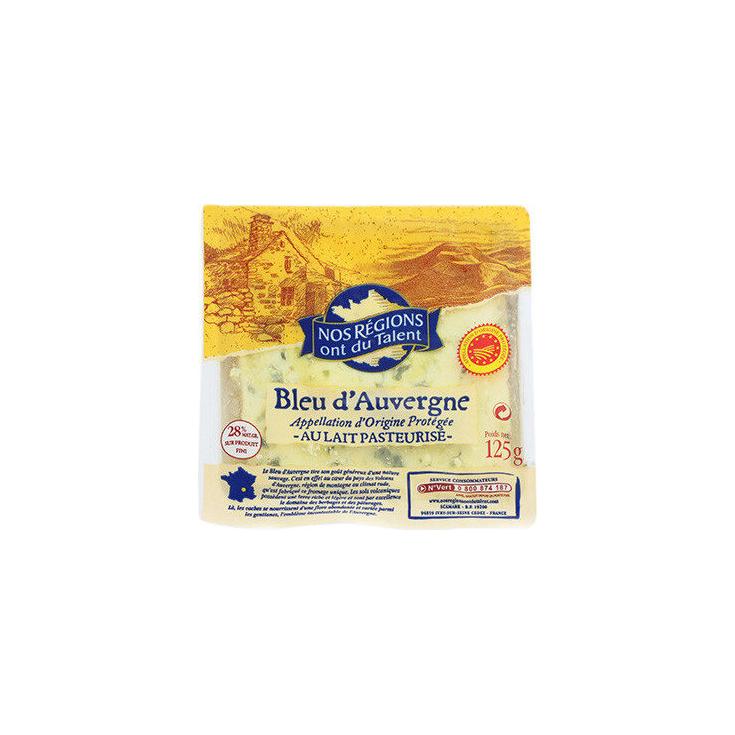 Azul de Auvernia con leche de vaca pasteurizada 125g