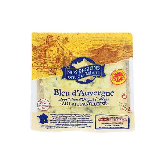 Azul de Auvernia con leche de vaca pasteurizada 125g