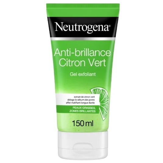 Neutrógena Gel Exfoliante Anti-Brillo Limón Verde x 150ml.