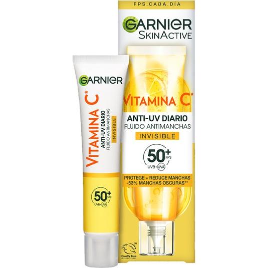 GARNIER Skin Active antimanchas Vit.C Invisible SPF-50+ 40ml