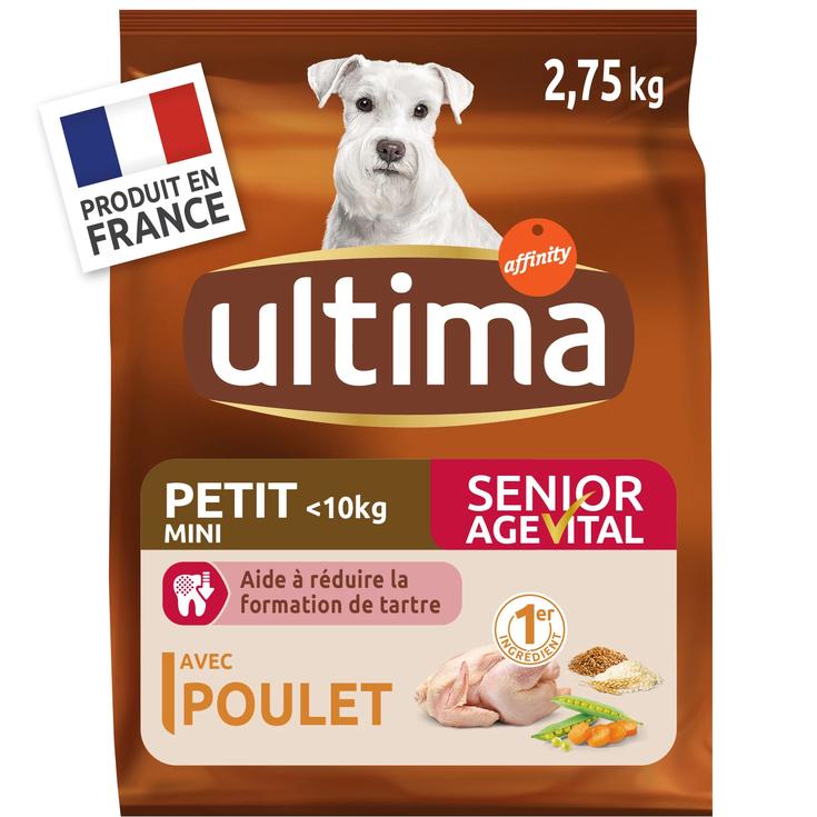 ULTIMA Croquetas para perros senior mini de pollo 2,75KG