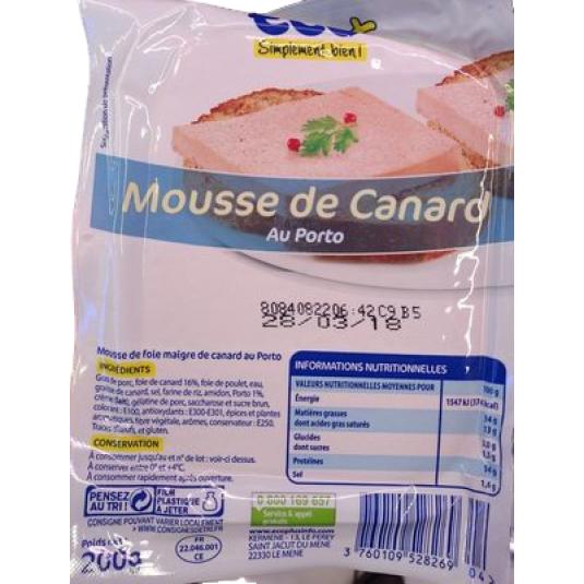 Mousse de Pato Al Oporto €CO+ - 200g