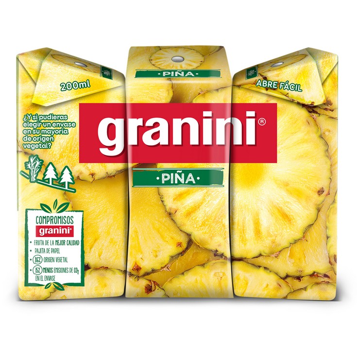 Zumo de piña - Granini - 3x20cl