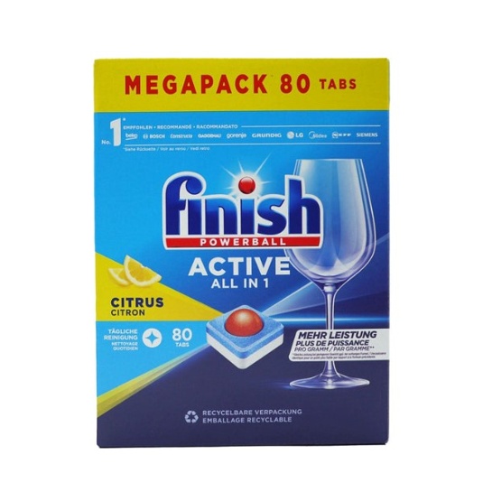 Finish Active todo en 1 - 80 uds