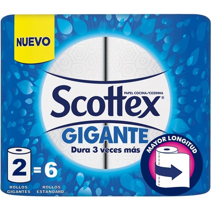 Papel de cocina Gigante 2 capas 2 rollos