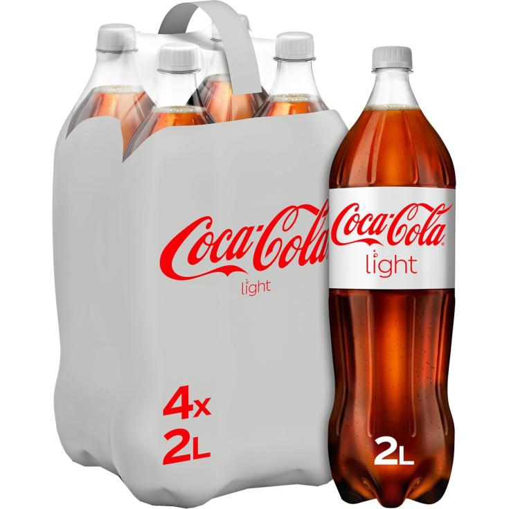 Refresco de cola light - Coca-Cola - 4x2l