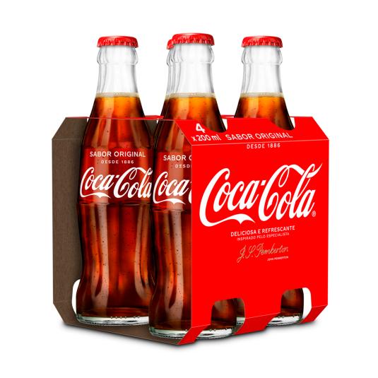 Refresco de cola - Coca-Cola - 4x20cl