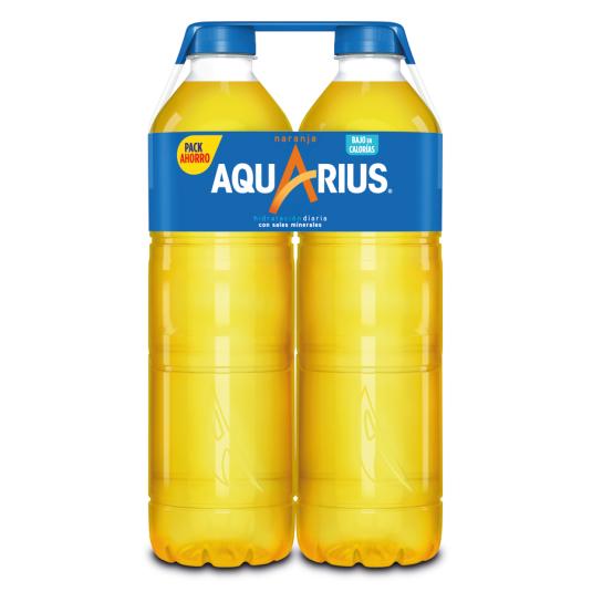 Bebida Isotónica de Naranja - Aquarius - 2x1,5l