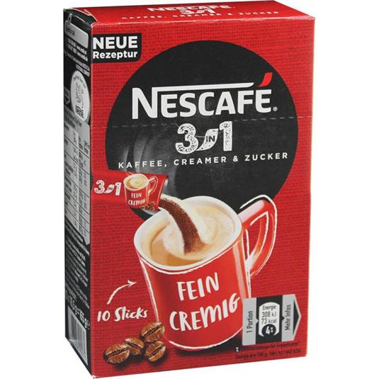 NESCAFE Café Soluble 3en1 con leche azucarada x 165gr.