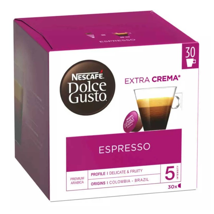 Café Cápsulas espresso Dolce Gusto - 30 uds