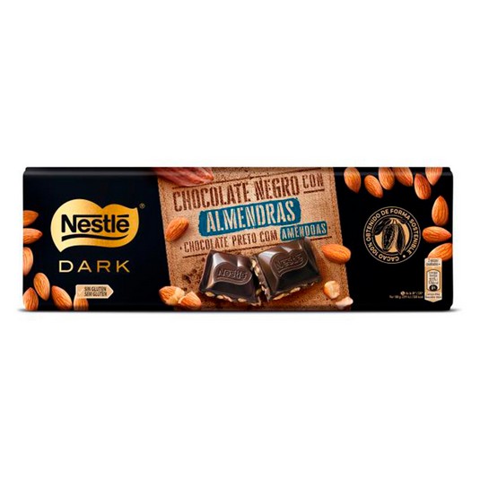 Chocolate negro con almendras Dark - Nestlé - 270g