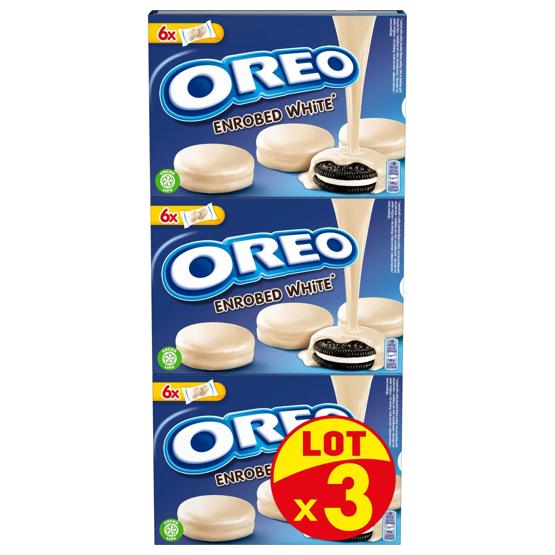 Oreo Cubiertas de chocolate blanco 3x246g 