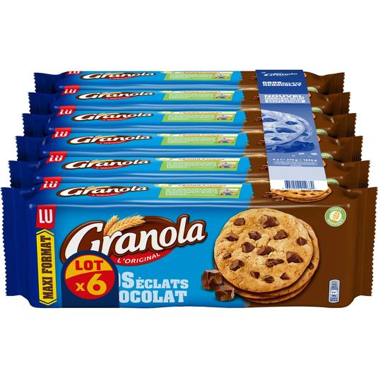 LU GRANOLA MAXI COOKIE CHOCOLAT 6X276g