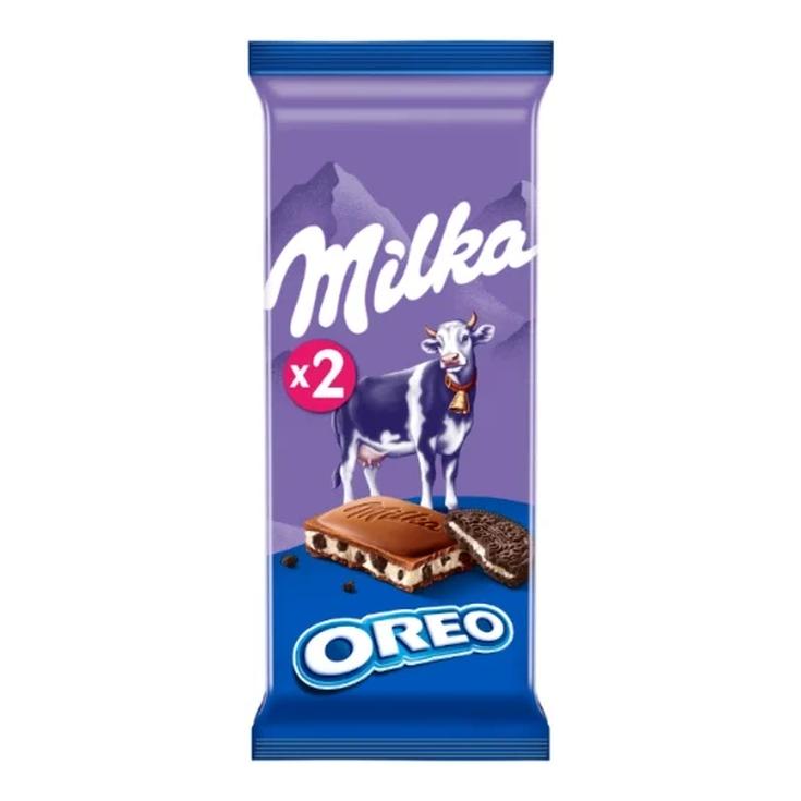 Chocolate con leche con trozos de Oreo 2x100g