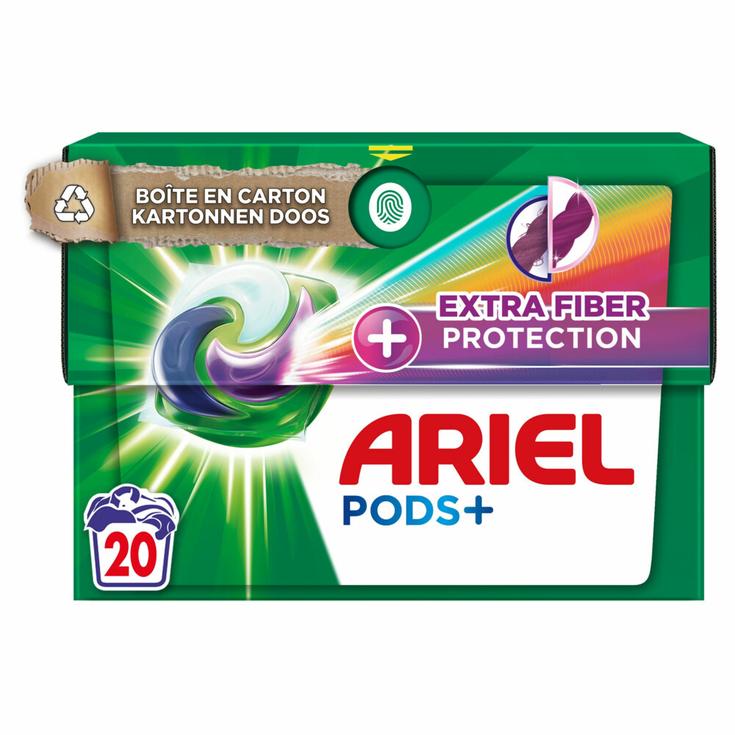 PODS+ Detergente con protección extra de fibra 20 uds.