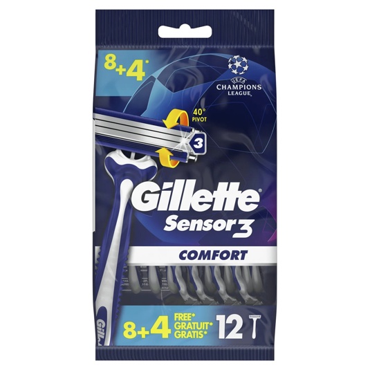 Maquinillas de afeitar desechables Sensor3 Comfort - 12 uds.