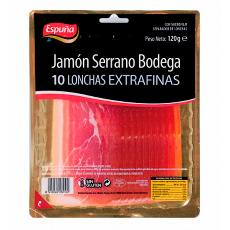 Jamón serrano - Espuña - 120g