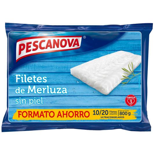 Filete de Merluza sin Piel 800g