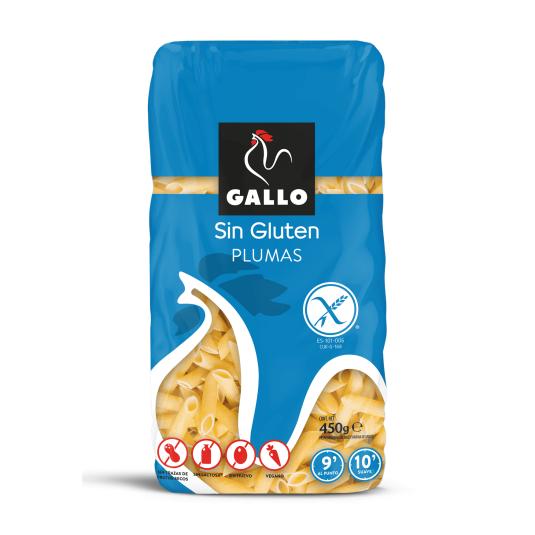 GALLO Plumas sin gluten 450g