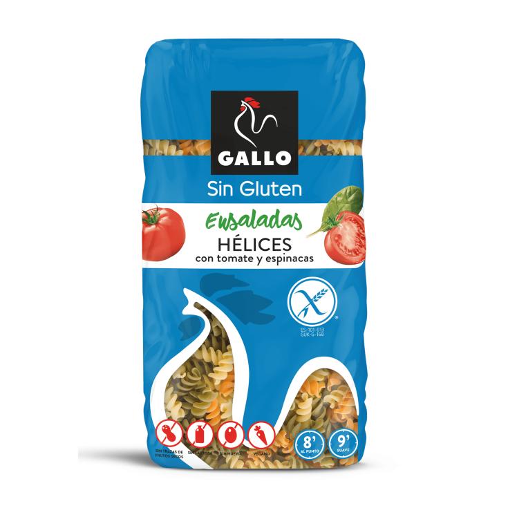 GALLO Hélices vegetales sin gluten 450g