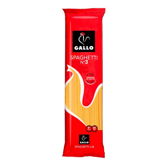 Pasta GALLO Spaguetti Nº3 450g