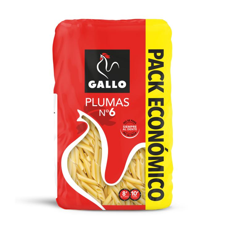 Pasta GALLO Plumas Nº6 900g