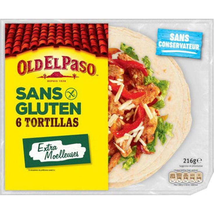 TORTILLAS SIN GLUTEN 216G