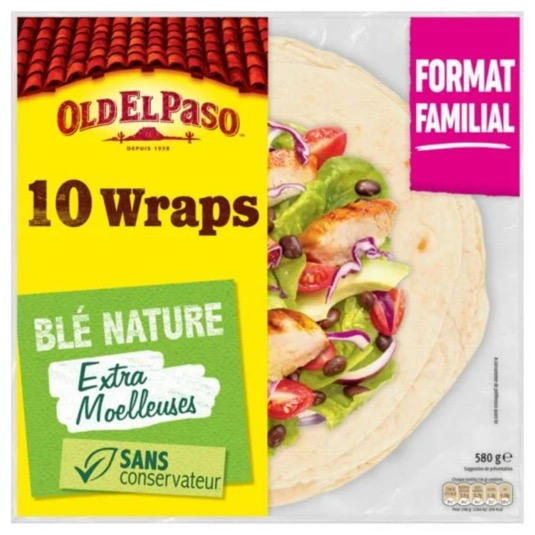 8410076474438Wrap de trigo Old el Paso - 580g