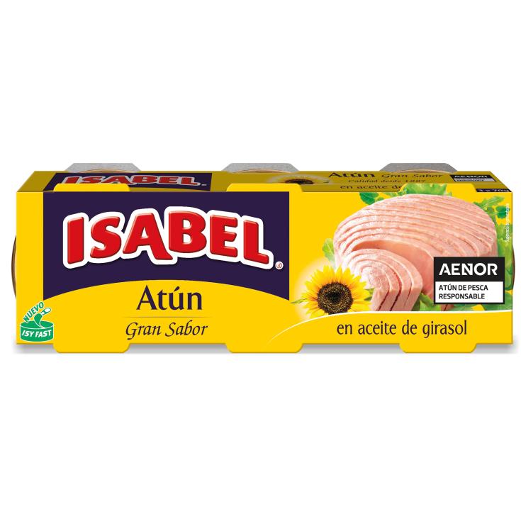 Atún en Aceite Vegetal 3x52g