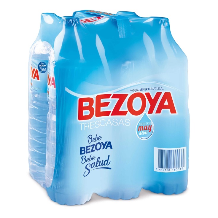 Agua mineral natural Bezoya - 6x1,5l