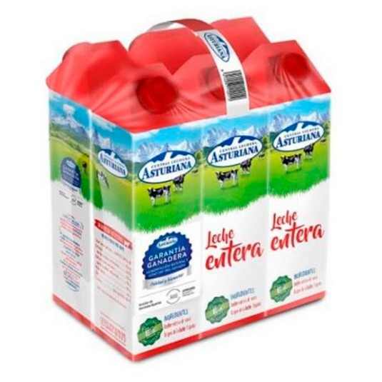 Leche entera 6x1l