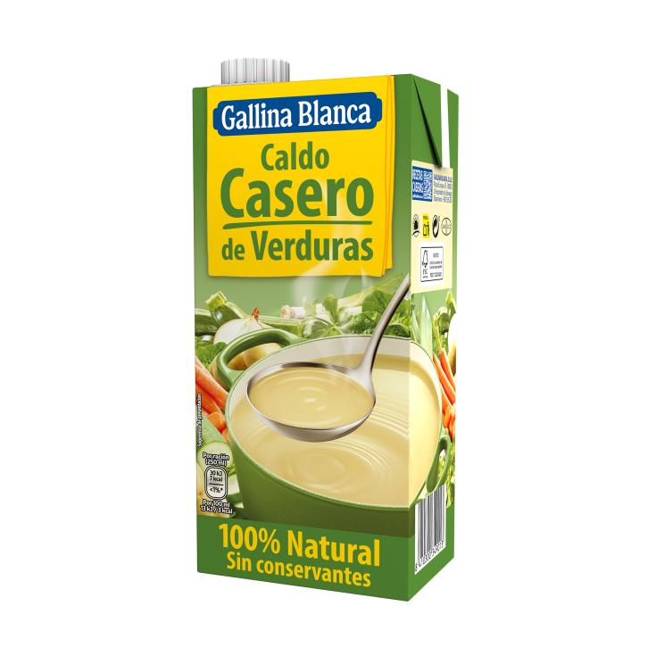 Caldo casero de verduras 1l