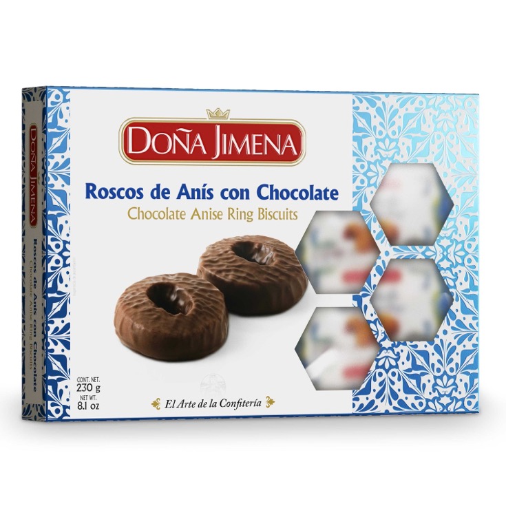 Roscos de anís con chocolate Doña Jimena - 230g