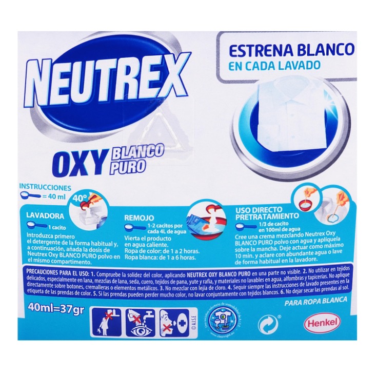 Quitamanchas Blanco Puro Oxy 588,8g