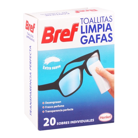 Toallitas Limpia Gafas 20 uds