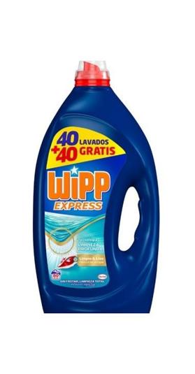 DETERGENTE WIPP EXPRESS LIMPIO Y LISO 80 x DOSIS 4L