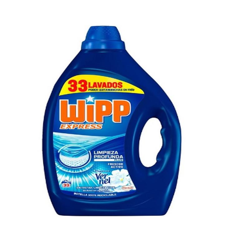 WIPP EXPRESS Detergente liquido frescor Vernel 33 dosis