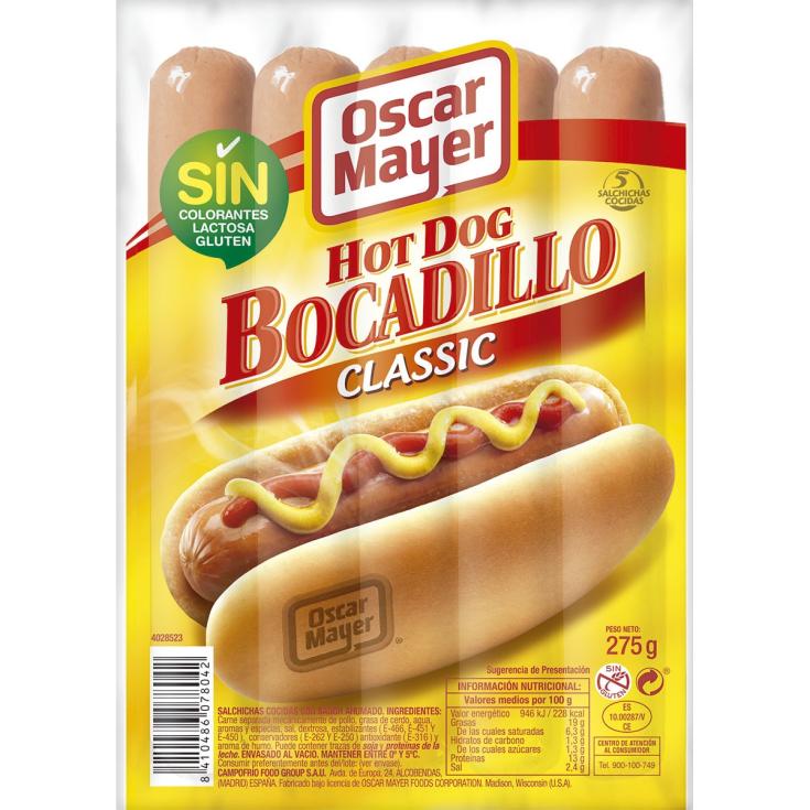 Salchichas Bocadillo Classic 275g